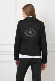 Antonia Karra x ZoeK Evil Eye Madison Jacket Black