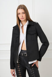 Antonia Karra x ZoeK Evil Eye Madison Jacket Black