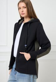 Cosmic Sparks Army Hoodie Khaki