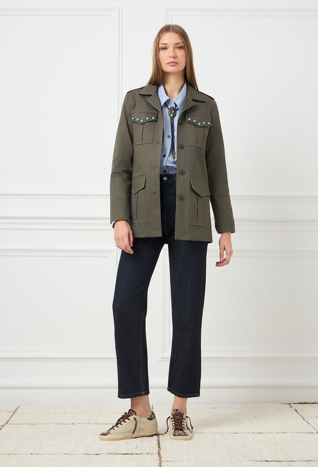 Dallas Safari Jacket Khaki