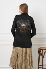 Eclipse Evil Eye Safari Jacket Black