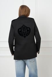 Limited Velvet Baroque Safari Jacket Black