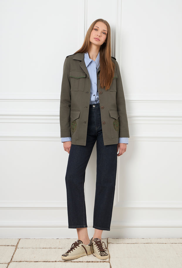 Limited Velvet Baroque Safari Jacket Khaki