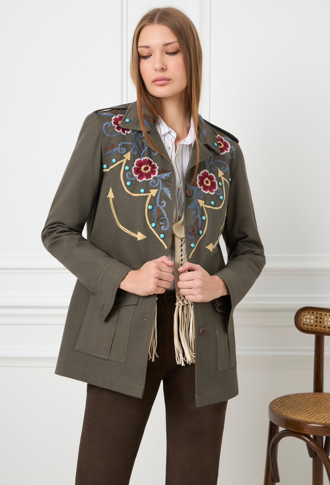 Limited Wild Roses Jacket – ZoeK