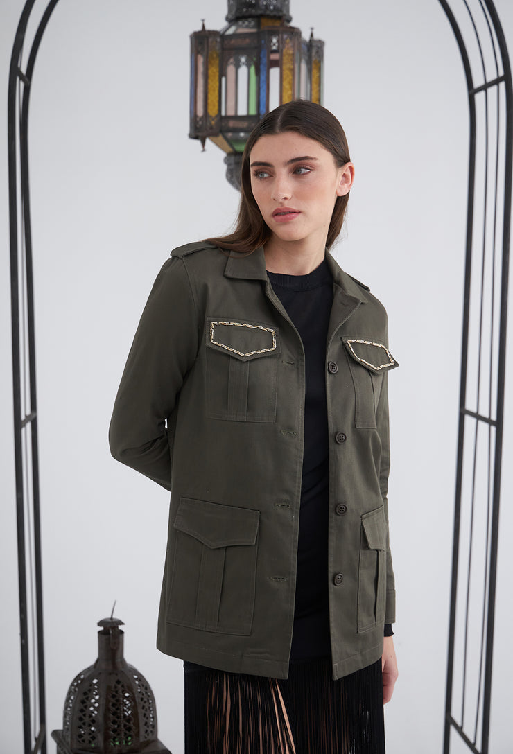 Lucky Safari Jacket Khaki
