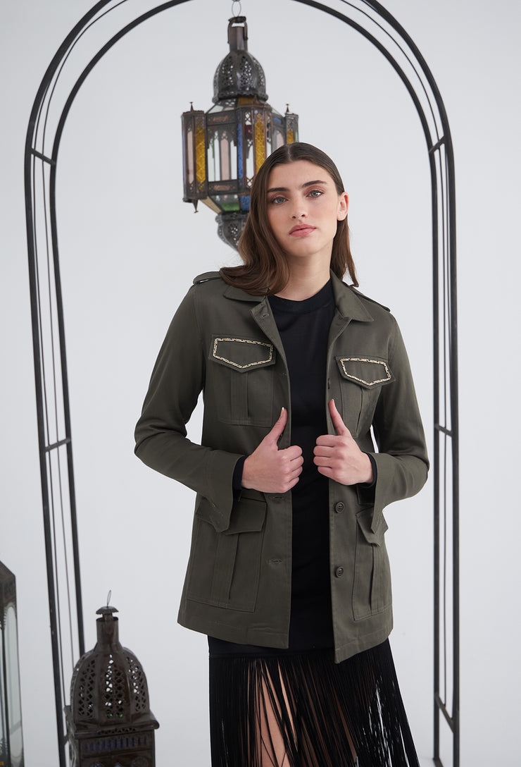 Lucky Safari Jacket Khaki