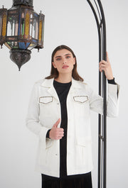 Marine Safari Jacket Off White