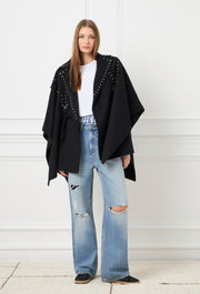 Midnight Texas Wool Cape