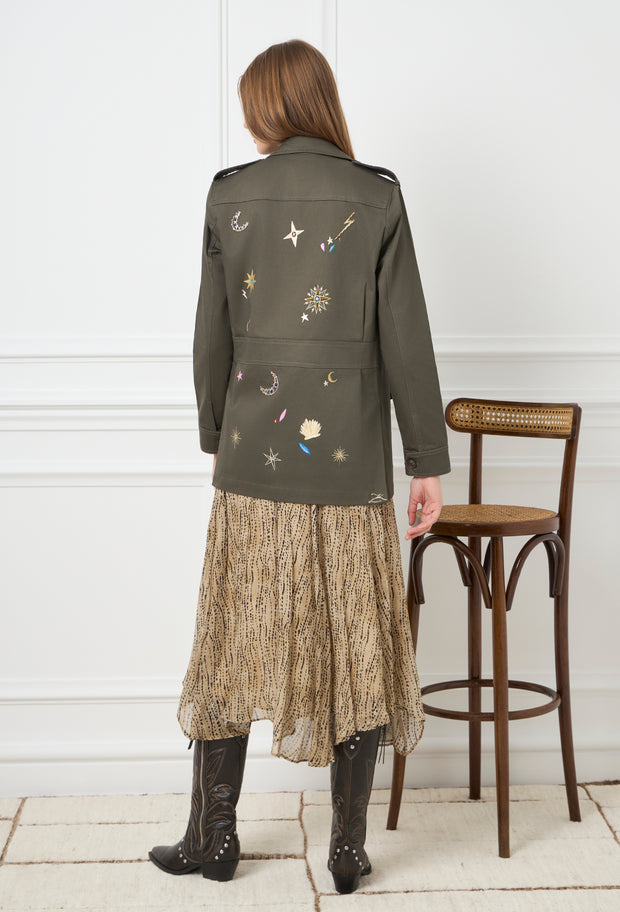 Moonlight Magic Safari Jacket Khaki