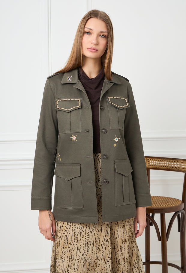 Moonlight Magic Safari Jacket Khaki