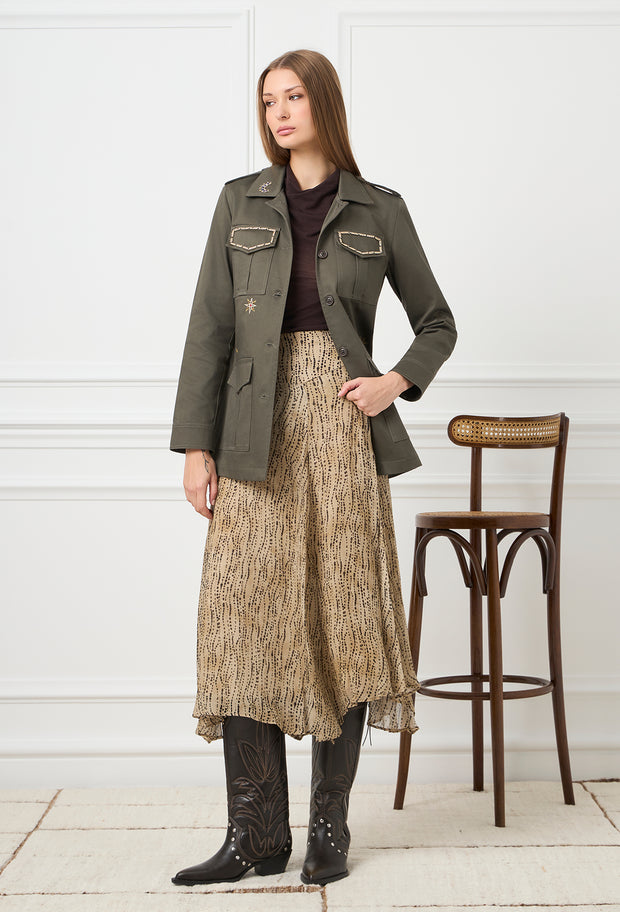 Moonlight Magic Safari Jacket Khaki