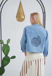 Ocean Gaze Box Denim