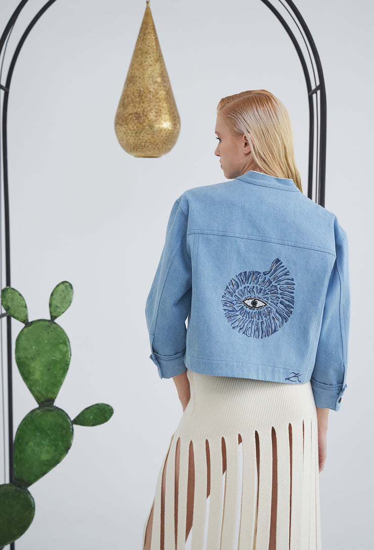 Ocean Gaze Box Denim