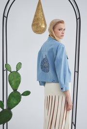 Ocean Gaze Box Denim