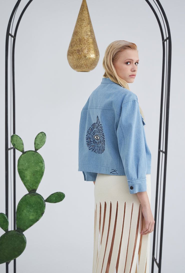 Ocean Gaze Box Denim