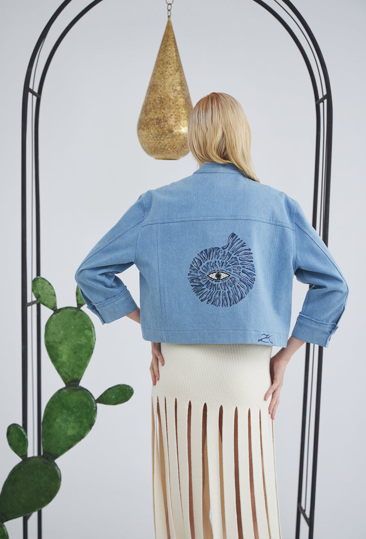 Ocean Gaze Box Denim