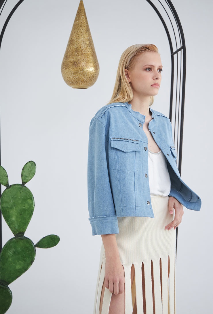 Ocean Gaze Box Denim