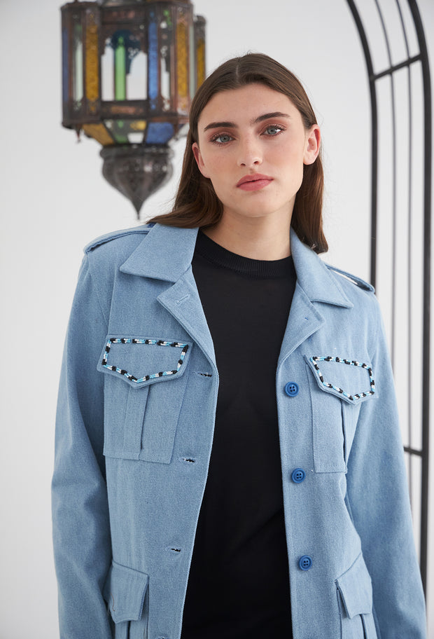 Sun Eye Jacket Denim