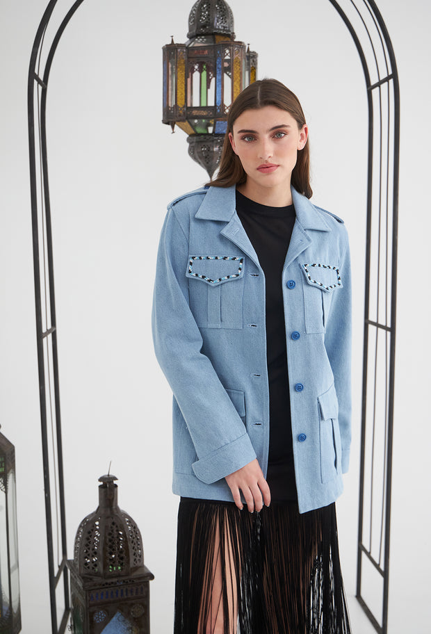 Sun Eye Jacket Denim