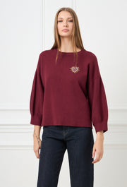 Heart Balloon Knitted Sweater