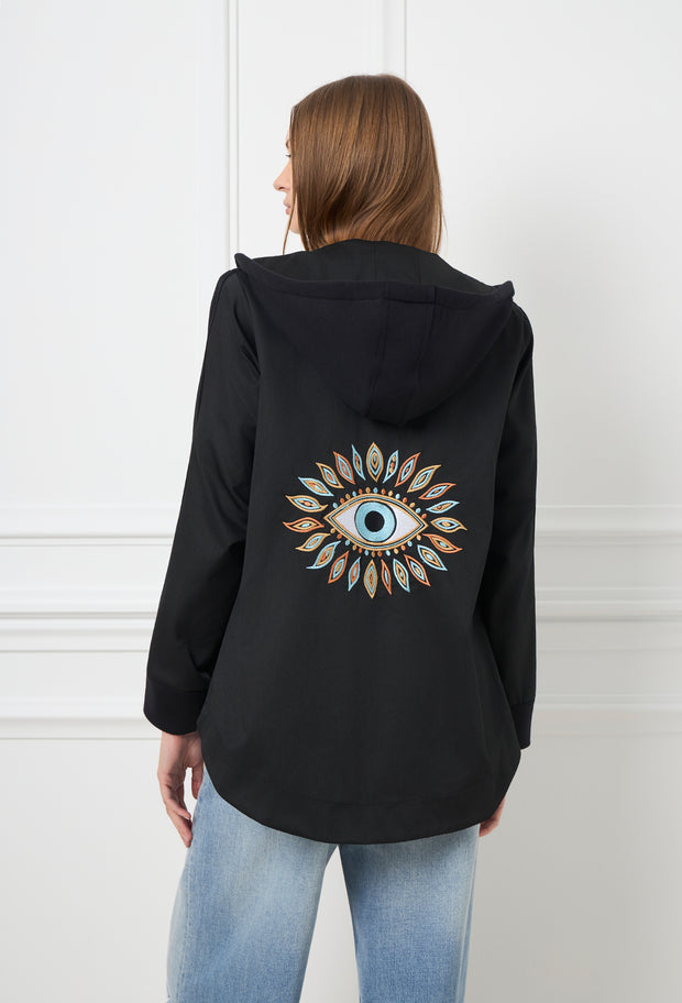 Paisley Gaze Army Hoodie Black