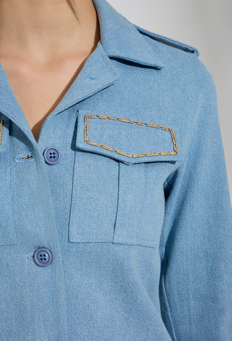 Lucky Safari Jacket  Denim