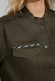 Sun Eye Box Jacket Khaki