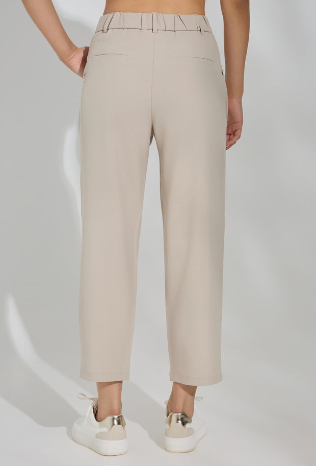 Cigarette Pants Beige