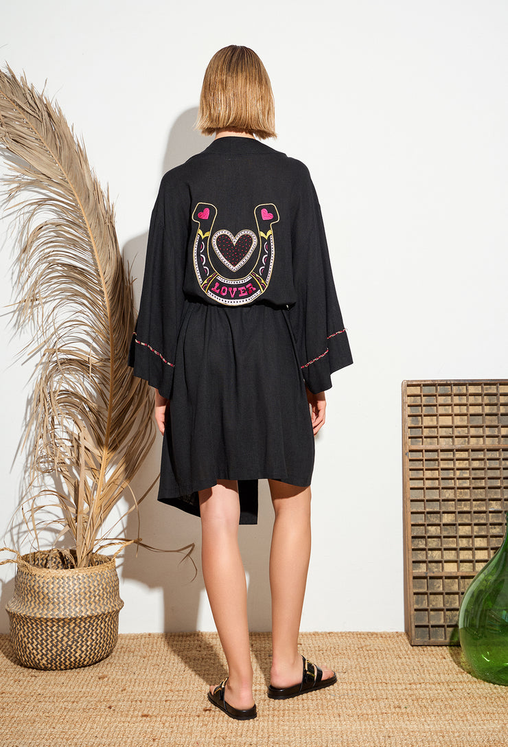 Lucky Kimono Black