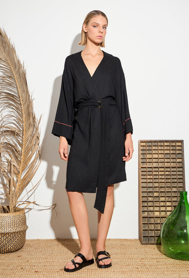 Lucky Kimono Black