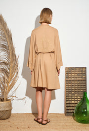 Golden Duet Kimono Beige