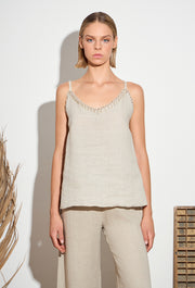 Lines Linen Top