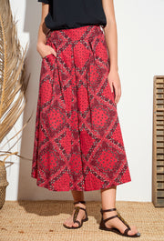 Red Bandana Skirt