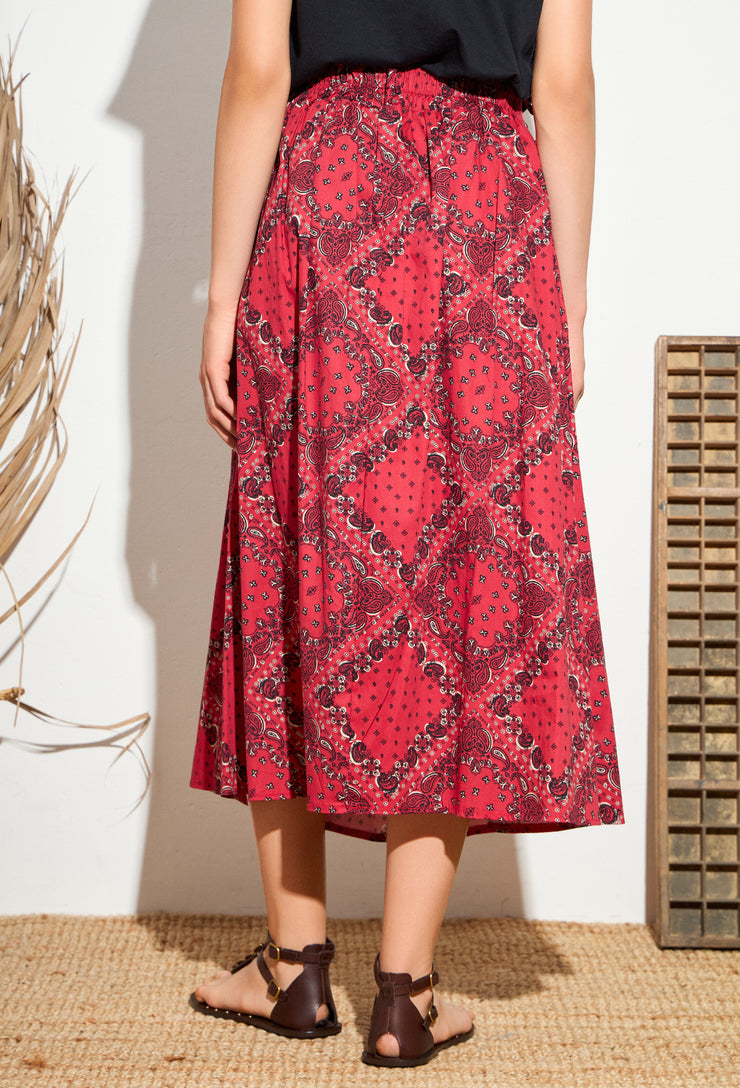 Red Bandana Skirt