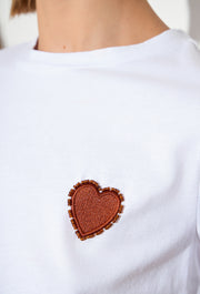 Mini Heart T-shirt White