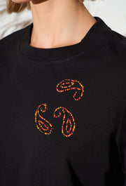 Boho T-shirt Black