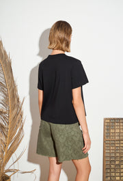 Boho T-shirt Black