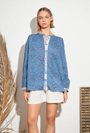 Bandana Blue Shirt