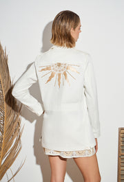 Soleil Safari Jacket Off White