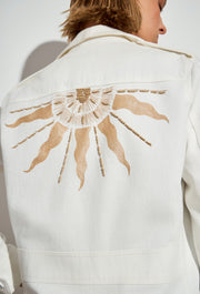 Soleil Safari Jacket Off White