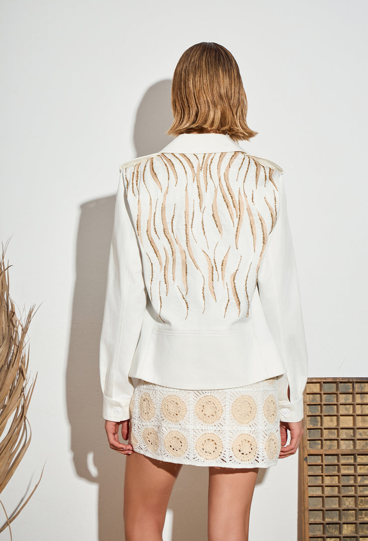 Muse Madison Jacket Off White