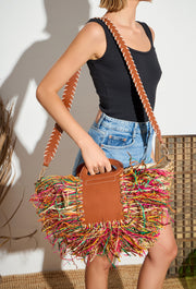 Ibiza Raffia Basket Bag