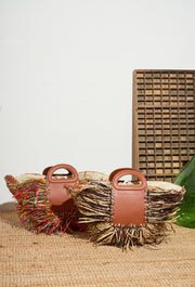 Ibiza Raffia Basket Bag