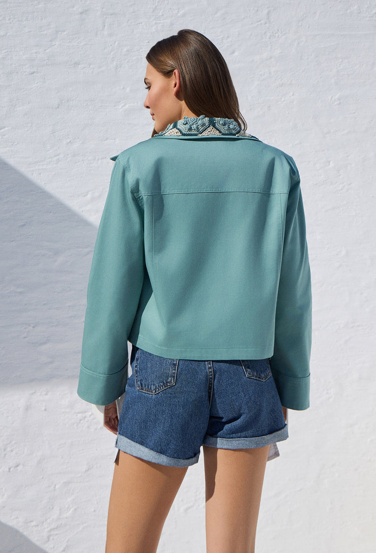 Mosaic Dreams Hudson Jacket Mint