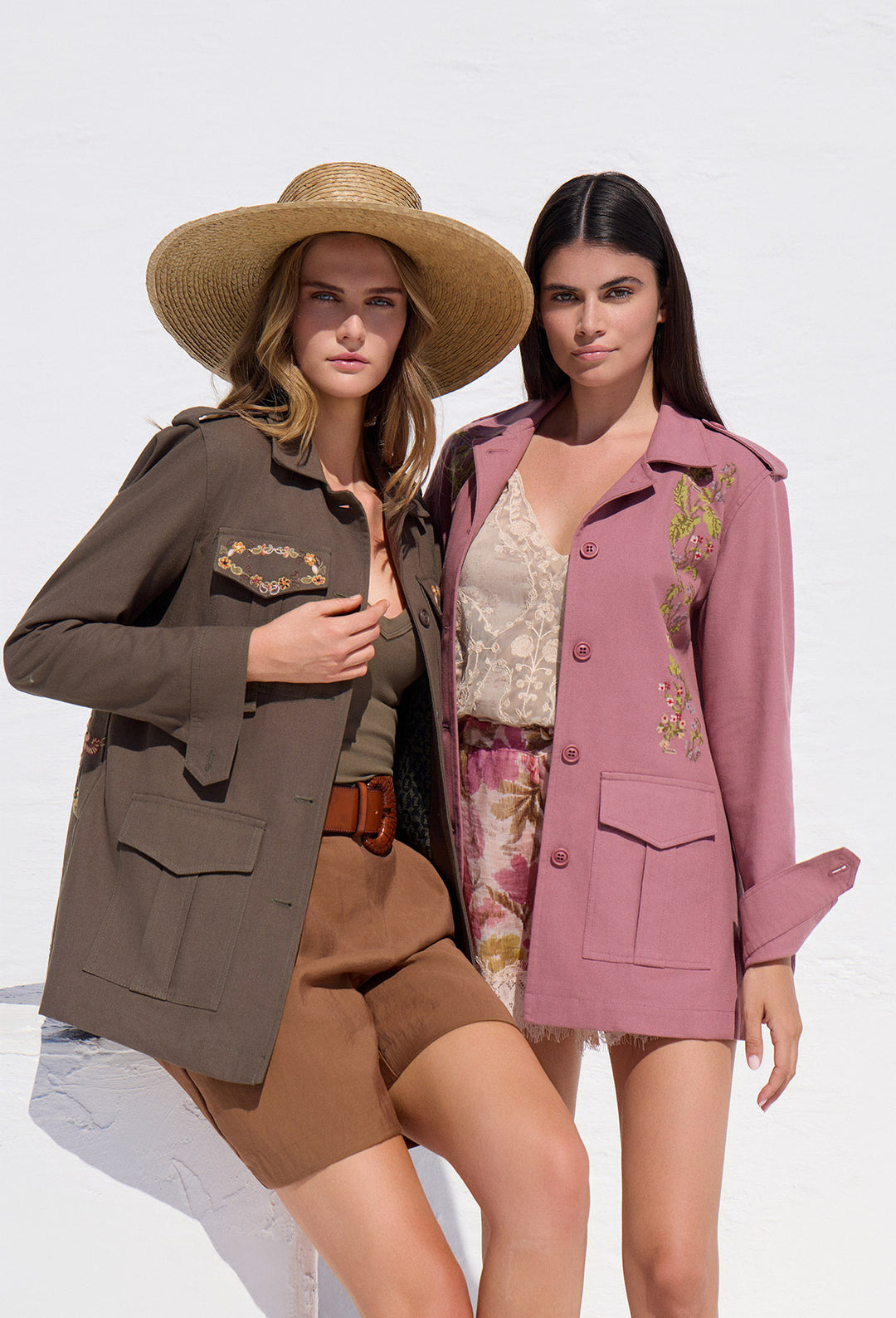 Limited Paisley Safari Jacket Khaki – ZoeK
