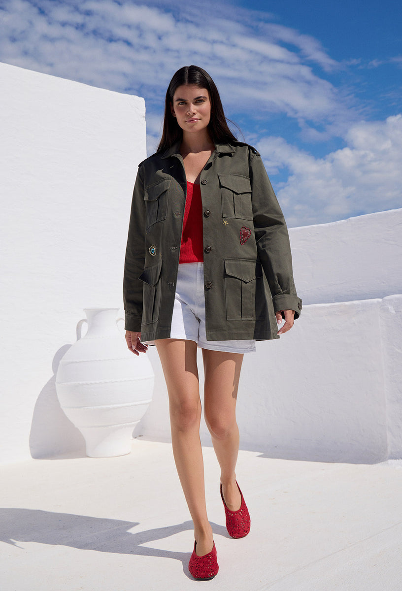Always Me Army Jacket Khaki – ZoeK