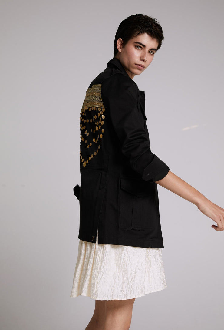 Bouboulina Safari Jacket Black