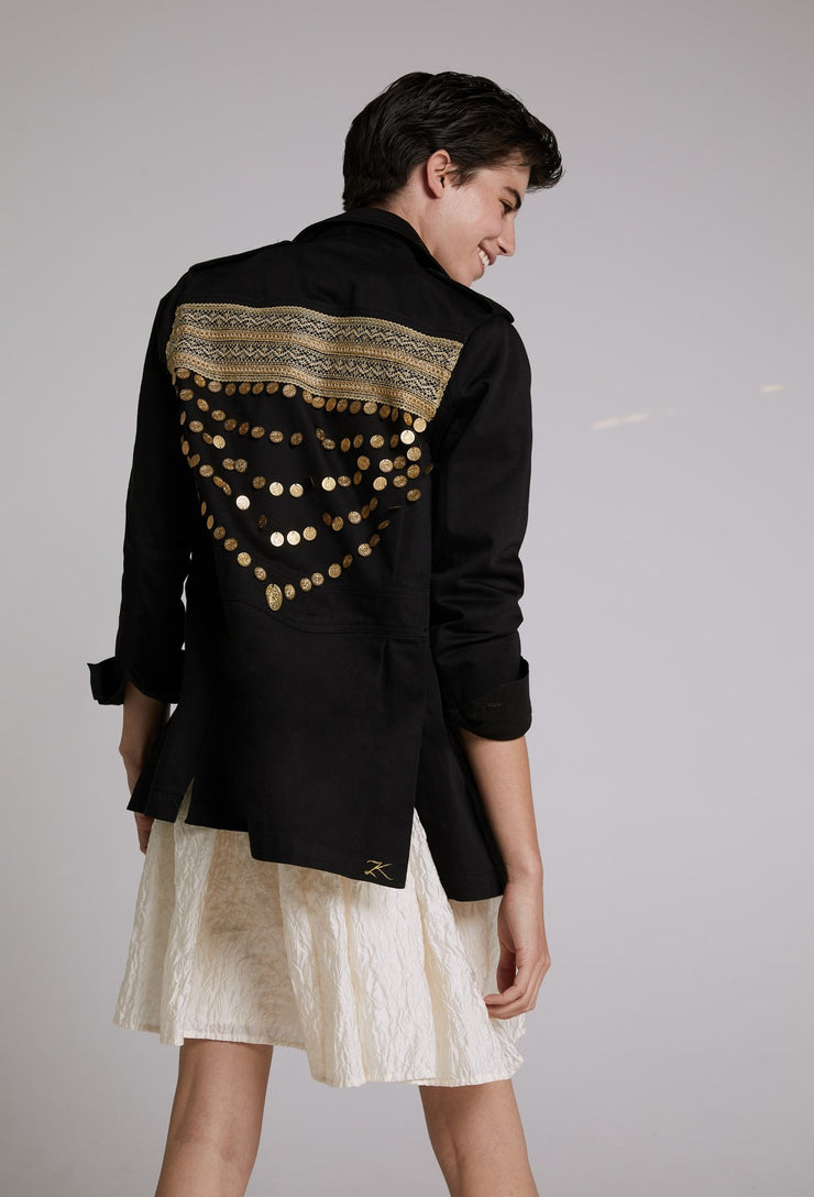 Bouboulina Safari Jacket Black