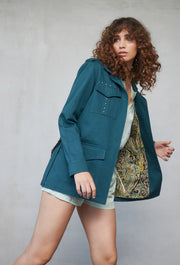 Heart Beat Jacket Petrol XS/S