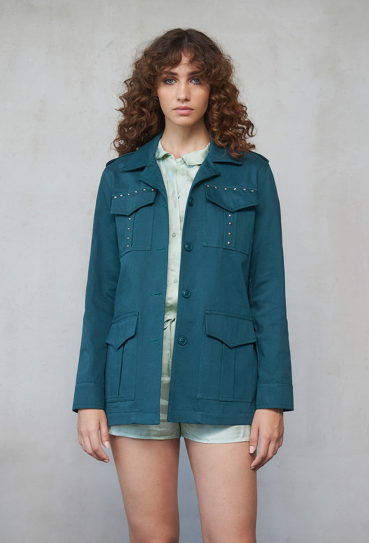 Heart Beat Jacket Petrol XS/S